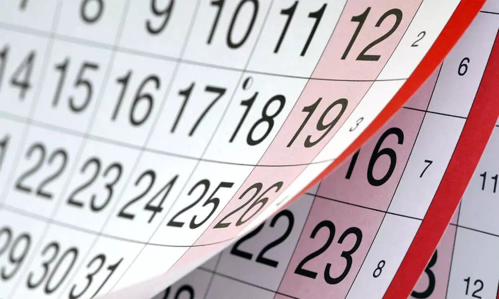 Calendar Adjustment Day 2022